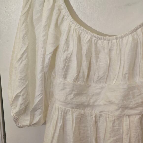 NwT Hello Molly This Is Espionage Dress White Mini Dress Sz L Bride Bachelorette - Picture 4 of 9